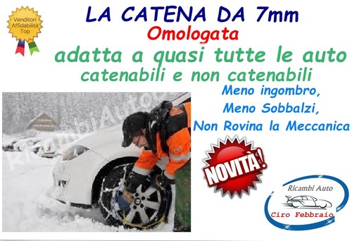 Catene neve 7mm per - da,